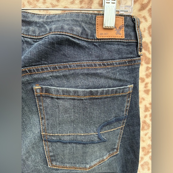 American Eagle Outfitters Dark Blue Skinny Jeans - Picture 5 of 5